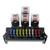 10 Way Fuse Box 5-Pin Socket Base Relay Fuse Holder Block with 13Pcs Standard Blade Fuses Universal for Auto Interior Parts
