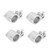 4PCS Bimini Top Jaw Slide 316 Stainless Steel Heavy Duty Rustproof Bimini Canopy Fitting for 1in Tubing