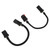 2PCS Tail Light Wiring Harness Lamp Connector 55077346AA Replacement for Dodge Ram 1500 2500 3500