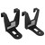 UTV Cooler Mounting Brackets Steel Turbo Cooler Holder Carrier Replacement for Polaris RZR 1000 XP Turbo 2014‑2021