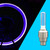 2PCS Motorcycle Wheel Light Tire Valve Stem Cap Lamp Night Riding Decoration Universal for Car Bike Bicycle Blue