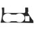 Water Cup Holder Panel Sticker Trim Soft Carbon Fiber Decors Fit for Corolla 2014-2018