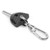 Uncut Motorcycle Ignition Key with Carbon Fiber Style Cover Fit for F650GS F800GS S1000RR F650 F800 R1200
