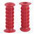Motorcycle Rubber Handlebar Grip Universal Hand Bar Grips Fit for XL833/CB400/CG125 Motor BikeRed