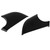 2 Pcs Door Wing Mirror Cover Glossy Black Rear View Mirror Lower Holder Replacement for Tesla Model 3 2017‑2021