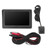 Backup Camera 4.3in Monitor Kit Car Rear View Parking System Waterpoof Night Vision for RVs Trailers Trucks Pickups License Plate Camera