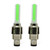 2PCS Motorcycle Wheel Light Tire Valve Stem Cap Lamp Night Riding Decoration Universal for Car Bike Bicycle Green
