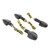 4PCS Motorcycle Turn Signal Light Front and Rear Waterproof Bright Light Universal Replacemen for Suzuki Type2