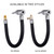 Bike Motorcycle Car Tire Air Inflator Hose Inflatable Tube Hose Tire Valve Connect Pipe Connection Air Chuck Inflator Compressor Pump Extension Hose Adapter
