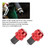 22MM Motorcycle Handle Grips Motorbike Handlebar Ends Accessory(Red)