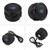 2 Inch 52mm Car Blue LED Digital Water Temperature Gauge Kit with Temp Sensor Black