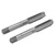 2Pcs/Set Metric Machine Tap High Speed Steel 3 Straight Flutes Screw Thread Tapping ToolM10x1.5
