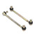 150mm Suspension Ball Joint Tie Rod Assembly M10 Thread Steel Alloy for 50‑250cc ATV Four Wheelers Quad