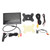 7in Car Reversing Monitor 12 to 24V 170 Degree Wide Angle Color LCD HD Two Way Video Input for Truck Trailer Van Vehicles 12LED Light Camera