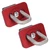 2pcs Stainless Steel Tie Down Anchors Truck Bed Side Wall Anchors Replacement for Chevy Silverado ColoradoRed