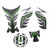 Oil Tank 3D Pad Protector Trim Fish Bone Decal Fit for Kawasaki Ninja Z900