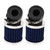 2PCS Motorcycle Air Filters Strong Power Powerful Filtration Universal Fit for 22 to 48mm 50cc 70cc 90cc 125cc Motorbike Silver Blue