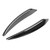 2Pcs Carbon Fiber Texture Front Bumper Wind Knife Spoiler Decoration Strips Fit for Jeep Wrangler 2007-2017S
