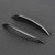 2Pcs Carbon Fiber Texture Front Bumper Wind Knife Spoiler Decoration Strips Fit for Jeep Wrangler 2007-2017S