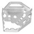Foot Brake Lever Pedal Extension Motorcycle Refitting Replacement for CRF1000L Africa Twin 14‑19Silver