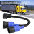Truck Diagnose Interface 6 Pin and 9 Pin Adapter for 125032 USB Link Diesel