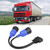 Truck Diagnose Interface 6 Pin and 9 Pin Adapter for 125032 USB Link Diesel