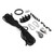 Anchor Trolley Kit with Rope Pulley Pad Eyes for Kayak Canoe Boats Water Sports Accessories