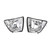 Left Right Turn Signal Light With White Lens Replacement for E36 318i 328i M3