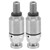 2pcs M5x0.8 Aluminium Alloy Fork Air Bleeder Pressure Relief Valve Replacement for CRF150R CR125R CR250R CRF250R Silver