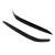 Head Light Eyelid Black Glossy ABS Protective Front Headlight Eyebrow Replacement for Commodore