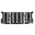 3pcs Middle Mesh Insert Grille Grill Cover Black Racing Fit for Jeep Wrangler JL 2018 +