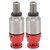 2pcs M5x0.8 Aluminium Alloy Fork Air Bleeder Pressure Relief Valve Replacement for CRF150R CR125R CR250R CRF250R Red