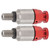 2pcs M5x0.8 Aluminium Alloy Fork Air Bleeder Pressure Relief Valve Replacement for CRF150R CR125R CR250R CRF250R Red