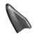 Piano Coating Car Roof Aerial Radio Signal Shark Fin Antenna Exterior Accessories for Auto Gray