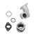 Carb Intake Manifold Pipe Kit 26mm‑28mm Adapter Spacer Kit for 125cc 140cc 150cc 155cc 160cc 200cc 250cc Pit Dirt Bike Motorcycle