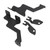 Hood LED Light Mount Brackets 612590737497 Left Right Side Pillar Pod Mount Brackets for SVT Raptor 2010‑2014
