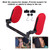 Car Seat Neck Resting Headrest Sleeping Pillow Cushion Head Support (Red)