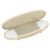 Front Sun Visor with Vanity Mirror Anti Glare Sun Proof Safe Driving Replacement For R55 R56 R60 2007‑2014 Beige
