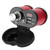 Motorcycle Dual USB MultiFunction Phone Charger with Voltmeter and Cigarette Lighter (Red)