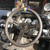 350mm/14in for GReddy Style 6-Bolt Half Dish Black Leather Racing Steering Wheel W/ Horn