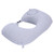 Inflatable Air Pillow U Shaped Press Automatic Inflation for Airplane Car Office Train HomeGray