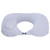 Inflatable Air Pillow U Shaped Press Automatic Inflation for Airplane Car Office Train HomeGray