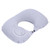 Inflatable Air Pillow U Shaped Press Automatic Inflation for Airplane Car Office Train HomeGray