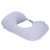 Inflatable Air Pillow U Shaped Press Automatic Inflation for Airplane Car Office Train HomeGray