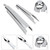 3pcs/set Car Rear Wiper Cover Trim Decorative Sticker for MG ZS 2017-2018 Electroplating
