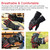 Winter Motorcycle Gloves for Men Women Windproof & Waterproof Thermal Touchscreen Gloves Cold Weather Racing Gloves for Cycle Riding Hiking Skating