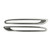 2Pcs Rear Fog Light Lamp Trim Piano Black Replacement for Mercedes‑Benz C‑class W206 2022 Onwards