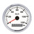85mm / 3.3in Universal GPS Speedometer Waterproof Anti Fog Meter 0-120km h for Car Truck  Boat Motor(Silver Frame White Dial )