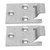 2PCS Club Car Male Seat Hinge Plate 71610‑G01 Replacement for Medalist Models 1994‑Up