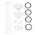 EGR Blanking Plate Kit Accessories Replacement for Land Rover Discovery 3/Range Rover Sport TDV6